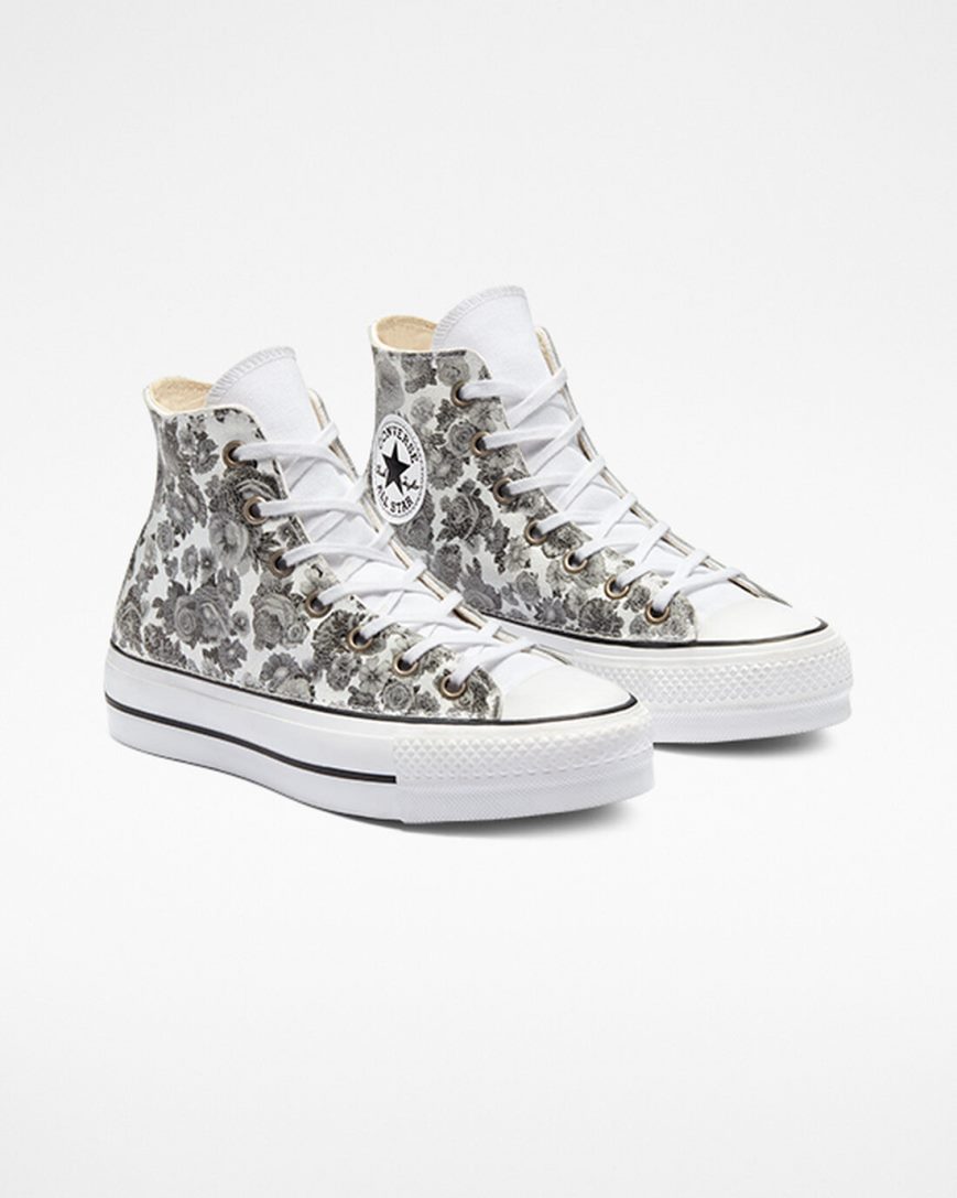 Women's Converse Chuck Taylor All Star Lift LTD Floral High Top Platform Shoes Flower | AU C0359D